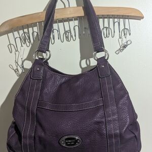 Roberta Bridal Deep Purple Shoulder Bag